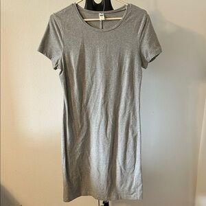 Elegant Gray Midi Dress